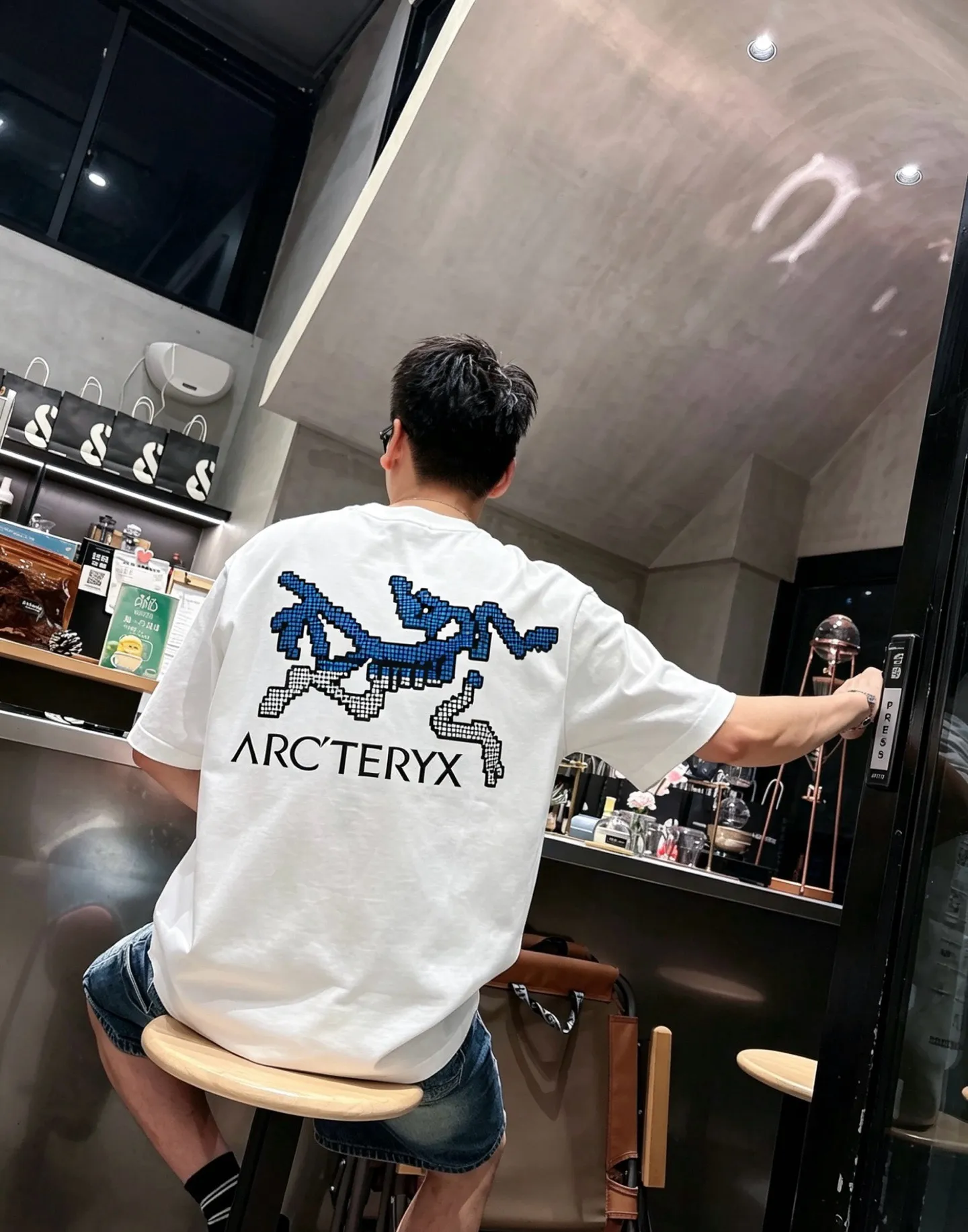 Arc～ logo 《 》 ， ， Same Style， : Black White Coffee Brown Size：S（90-130 ） M（125-150 ） L（135-165 ） XL（160-190 ） XXL（185 ）